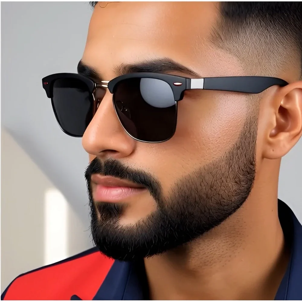 Men's Sunglasses Classic Retro Driving Fishing UV Protection Black Polarized New